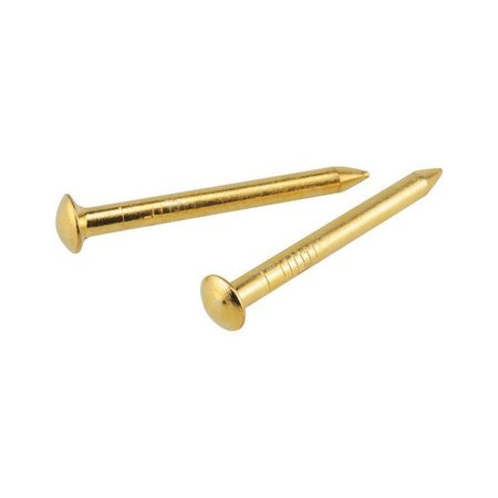 OOK Hillman Brass-Plated Hardwall Picture Hanging Nails 10 lb 10 pk, 12PK 533706